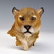 thumbnail image 3 of Cabeza de animal Montaje en pared León Tigre Estatua Busto Hecho Casa de Resina decorativa Animales Estatuilla 20x10x23cm, 3 of 9