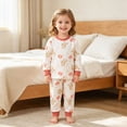 thumbnail image 2 of CAUYDY Toddler Girls Clothes Child Pajamas Fall Winter Long Sleeved Top Elastic Pants 2PCS Set Baby Sleepers Little Kid Outfits for Girl 2T 3T 4T 5T 24Months Sizes 4-5 Years,Pink, 2 of 9