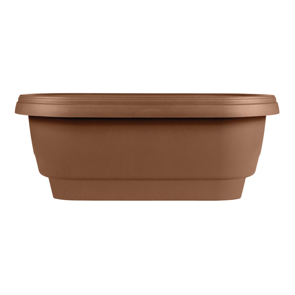 Bloem Deck Rail Planter 24"Chocolate
