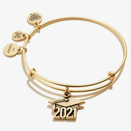 Alex and Ani Graduation Cap 2021 Bangle Rafaelian Gold One Size