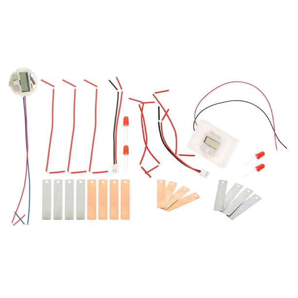 Kit de experimentos científicos con pilas de frutas para estudiantes, kit para hacer un reloj de patata, kits de experimentos de física para niños, kit de pilas de frutas
