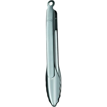 Rosle Stainless Steel 9-inch One-Handed Locking Tongs (12915)