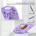 thumbnail image 4 of TECH CIRCLE Case for Onn 7" Tablet 2024 Gen 4, Cartoon Panda Shockproof Rugged Lightweight Convertible Stand Handles Kids Friendly Case for Onn 7 inch 4 Gen Tablet 2024 (Model:100135924),Lightpurple, 4 of 7