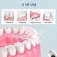 thumbnail image 2 of hydropulseur Jet Dentaire Portable (blanc), Irrigateur Oral Professionnel Ipx7 Tanche, 5 Buses 5 Modos, Usb Irrigateur Professionnel Recargable, 2 of 5