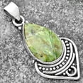 thumbnail image 2 of Natural Chrome Chalcedony 925 Sterling Silver Pendant Jewelry P-1164 SDP111478, 2 of 5