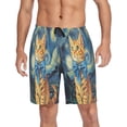 thumbnail image 6 of Relaxed fit printed pajama bottoms, sizes S to XXL A Sad Little Cat, 6 of 7