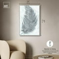 thumbnail image 5 of Grey Feather Canvas Delicate Farmhouse Wall Art by Art Remedy, Silver Frame, 24" x 36", 5 of 7