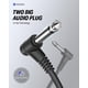 thumbnail image 5 of Cable de conexión Donner para guitarra, 30 cm, 6 unidades, para pedal de efectos, color negro, 5 of 7