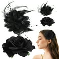 thumbnail image 1 of 4 pinzas florales para el pelo de novia, pasadores de flores, accesorios para el cabello de boda para mujer, 1 of 5
