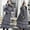 Gray, variant on UTTOASFAY Winter Coats Jackets for Women Clearance Plus Size Women Fashion Long Collar Padded Coat Slim Thick Coat Warm Cotton Down Jacket Rollbacks