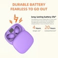 thumbnail image 6 of xjwjuw Bluetooth 5.3 Wireless Sports Earbuds, Breathing Light In-Ear Headphones, IPX5 Waterproof, Noise Reduction, HiFi Stereo, Long Battery Life, Touch Control, Running, Gym, Workout, Travel Use, 6 of 7