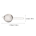 thumbnail image 7 of Linyer Farina Sieve Multi-size House Supplies Oil Fried Strainer Baking Accessories Powder Mesh Colander for Soy Milk Tea Coffee Juice 7CM Diagonal, 7 of 7