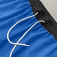 thumbnail image 6 of KIHOUT Men's Quick-Dry Color Block Swim Trunks - Polyester, Elastic Drawstring Waist, Contrast Waistband for Beach, Pool and Summer Casual Wear, 6 of 8
