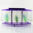 thumbnail image 1 of LED Light Acrylique Trois Splits Betta Fish Bowl Triple Bow Fighting Isolation Breed Box pour Aquarium, 1 of 4