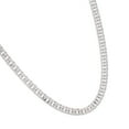 thumbnail image 2 of JewelStop Sterling Silver Polished Finish 7.8mm Flat Miami Cuban Chain Necklace, Lobster Clasp - 22",24", 2 of 6