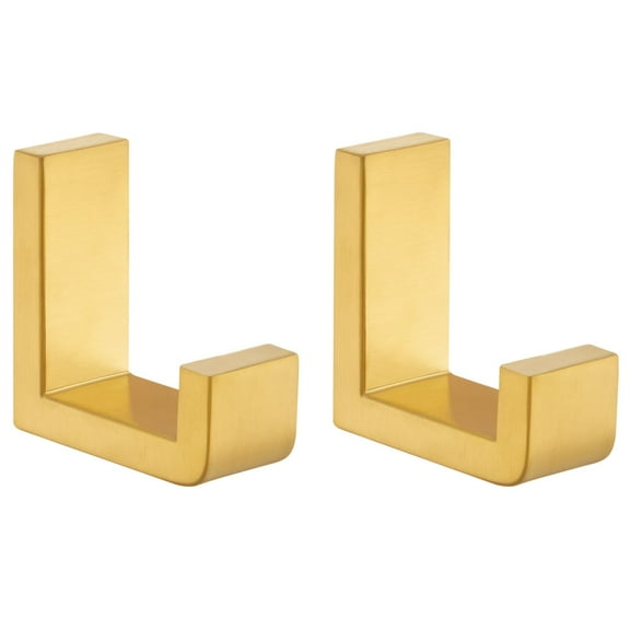 Angle Simple Towel Hook Matte Black, 304 Stainless Steel L Shape Robe Hook, Coat Hook for Bathroom