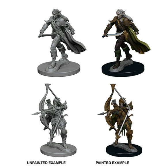Pathfinder: Deep Cuts Unpainted Miniatures: Elf Male Fighter