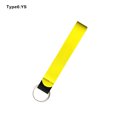 thumbnail image 2 of Key Chain Premium Material Chic Flip Caps Reusable Wristlet Bottle Holder Assorted Colors Different Styles Sanitizer Holders Straw Yellow YS, 2 of 6