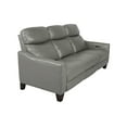 thumbnail image 3 of Milos 83" Zero Gravity Power Reclining Sofa in Light Gray Leather, 3 of 19