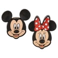 thumbnail image 2 of 24 ct. Decopac Mickey Mouse and Minnie Mouse Plastic Cupcake Rings Toppers in Classic Red Bow Design., 2 of 2