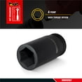 thumbnail image 3 of Teng Tools 6 Point 3/4 Inch Drive SAE Deep Chrome Molybdenum Impact Sockets, 3 of 7
