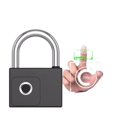 thumbnail image 1 of Smart Fingerprint Padlock Waterproof Bluetooth App Control for Locker and Gate ,Keyless Entry Design, 1 of 6