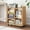 Rubberwood, variant on 60*24*66cm/ 23.6*9.4*26inch MDF Plastic Garage Storage Shelves, 3color
