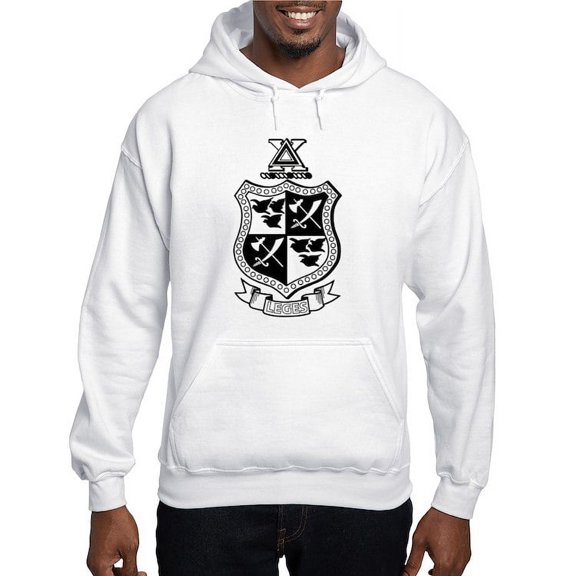 CafePress - Delta Chi Black And White Coat Of Arms Sweatshirt - Pullover Hoodie, Hooded Sweatshirt