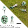 thumbnail image 2 of Realistic Skulls and Old Man Head Zombies, Best Halloween Yard Decorations for Indoor and Outdoor Graveyards, 2 of 4