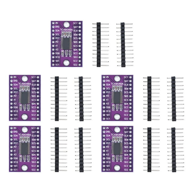 5Pcs Carte de Développement 1 à 8 Canaux IIC Module d'Expansion TCA9548A Ensemble Kit pour DIY