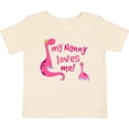 thumbnail image 3 of Inktastic My Nanny Loves Me Girls Baby T-Shirt, 3 of 5