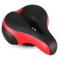 thumbnail image 2 of JilgTeok Comfort Wide Big Bike Bicycle Gel Cruiser Extra Sporty Soft Pad Saddle Seat for Women and Men Fits Cruiser Stationary Bike, 2 of 5
