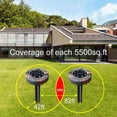 thumbnail image 4 of Meggemo Stone Like Solar Rat Repellent Stake Light LED Solar Powered Rat Repellent Light Waterproof Solar Repellent Light for Lawn Yard Garden Outdoor Supplies, 4 of 6