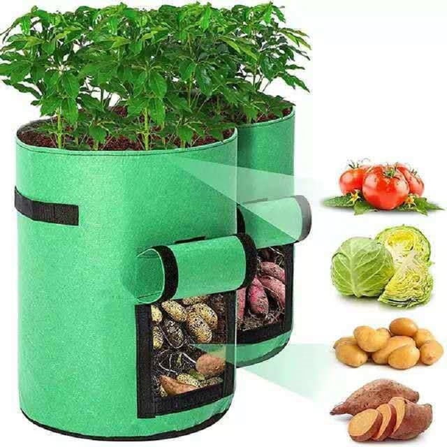 Bolsa De Fieltro Semilla de bolsa de plantación de papa de planta de fieltro Ehuebsd Libre de BPA