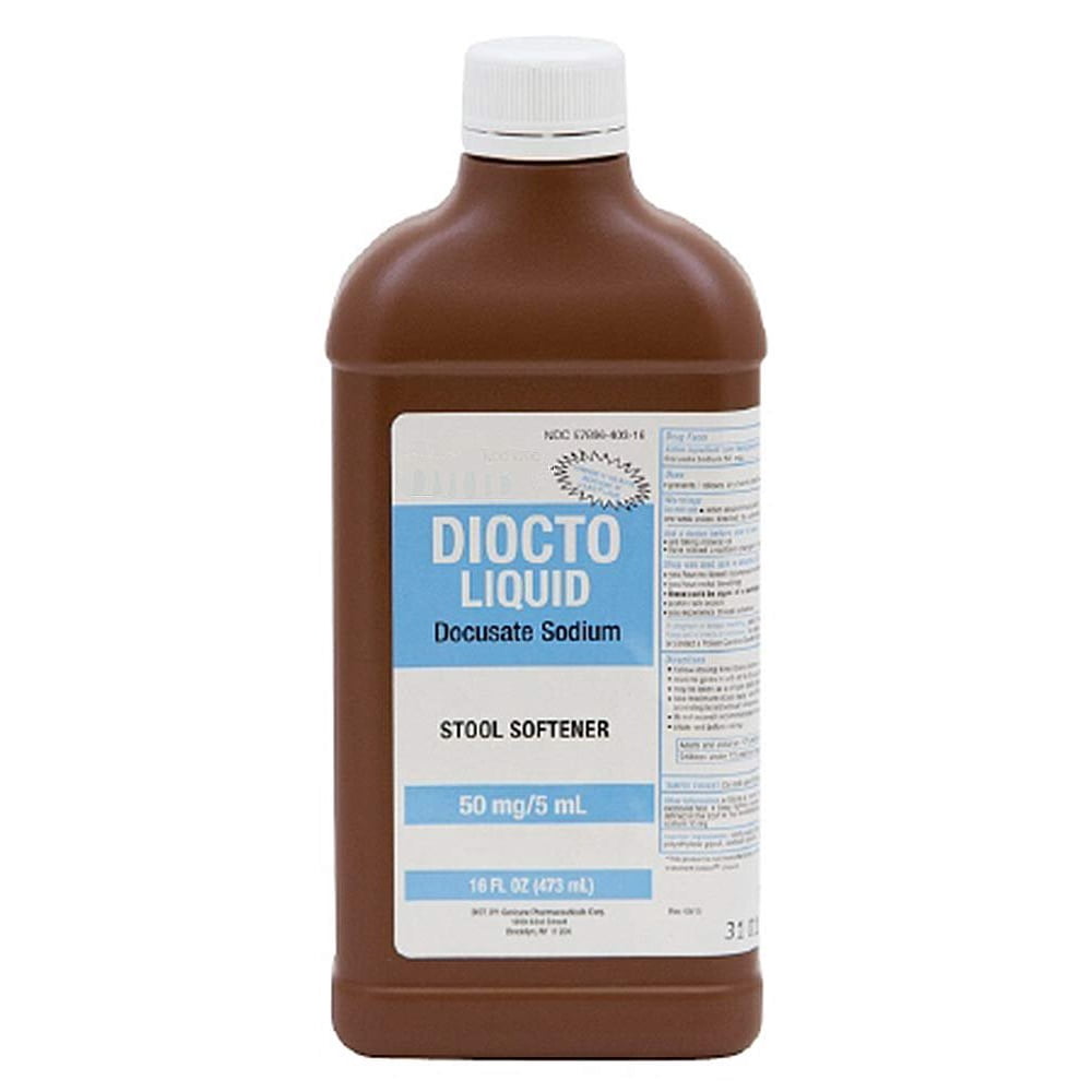 12 Bottles of Stool Softener. Liquid Laxative with 50 mg (5 ml