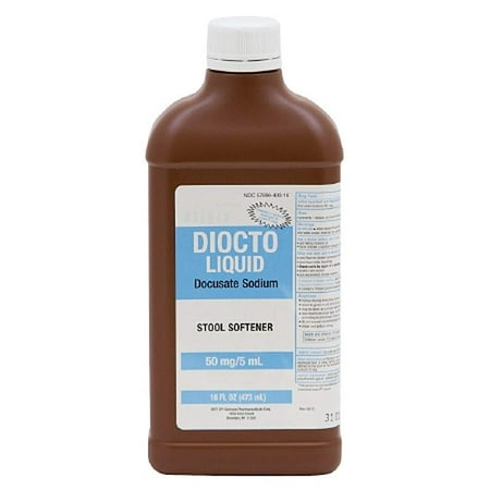 12 Bottles of Stool Softener. Liquid Laxative with 50 mg (5 ml) Strength docusate Sodium. 16 oz. (473 mL) per Bottle. Fast-Acting,