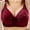 Red, variant on Joau Women's Comfort Wire Free Bras Floral Lace Lightly Lined Breathable Brassiere Plus Size Push Up Bra Full-Coverage Bralettes Everyday Bras