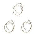 thumbnail image 1 of Pendientes Sonducket 1 par para niña sin orificio para la oreja acero dorado, 1 of 6