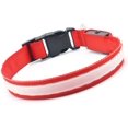 thumbnail image 2 of LED Luminous Dog Collar, Luminous Dog Collar, Rechargeable and Adjustable Length, Waterproof Safety Pet Collar for Dogs and Cats - S - Red, 2 of 7