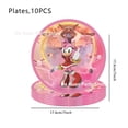 thumbnail image 4 of Vajilla de papel de Sonic the Hedgehog, regalos para niños, temática rosa, bandera de feliz cumpleaños de Sonic, decoración para fiesta, mantel, globos, kit, 4 of 5