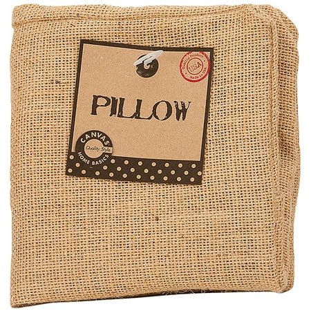12 X 12 Natural - Burlap Pillow Square 12