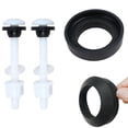 thumbnail image 1 of Premium Toilet Seat Repair Set with Fixing Bolts Screws Water Tank Fittings, 1 of 10