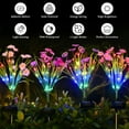 thumbnail image 3 of Elegant Choise 2Pcs Solar Sunflower Lights Outdoor waterproof LED Pathway Light, Pink, 3 of 10