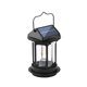 thumbnail image 2 of Faro colgante solar Luz vintage exterior | Lámpara impermeable para el jardín del jardín | Solar recargable/USB, sensor automático, negro, 6,3"x4,7", construcción ABS duradera, 2 of 6