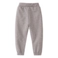 thumbnail image 4 of TZEWGL 3 Multi Packs Set Autumn Solid Elastic Waist Sweat Pants For Children Straight Bottoms Trousers For Girl size 1-2T, 4 of 4