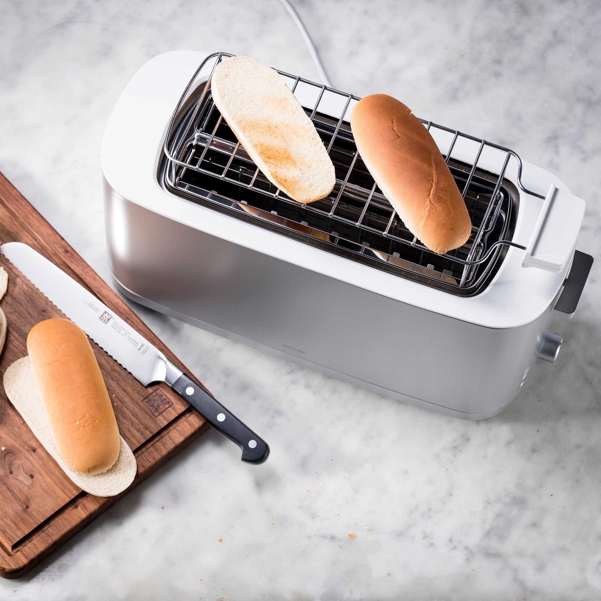 ZWILLING Enfinigy Toaster Bun Warmer - Long - White
