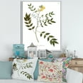 thumbnail image 2 of Ancient Botanicals XVIII 12 in x 20 in Framed Painting Canvas Art Print, by Designart, 2 of 5