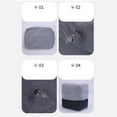 thumbnail image 4 of Esquirla 2Pcs Inflatable 3 Layers Foot Stool Foot Rest Pillow Light Blue Deep Gray, 4 of 8