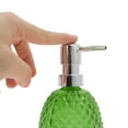 thumbnail image 3 of Unique Bargains 1 Pc Reusable Pineapple-shaped Soap Dispenser 11.84oz Green Silver Tone, 3 of 6