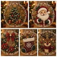 thumbnail image 7 of Christmas Pearl Art DIY Diamond Painting Hanging Suncatcher Ornament, Acrylic Rhinestone Gem Craft Pendant for Window, Wall, Door and Holiday Decor, 7 of 7